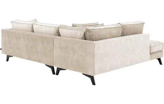 Goossens hoeksalon chambre beige stof - 8235581-goossens-chambre-bank-stof-bruin-03