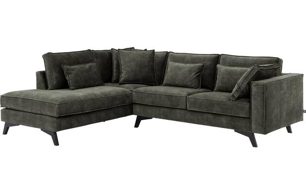Goossens hoeksalon chambre groen stof - 8235588-goossens-chambre-bank-stof-groen-02