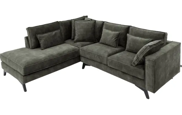 Goossens hoeksalon chambre groen stof - 8235588-goossens-chambre-bank-stof-groen-05
