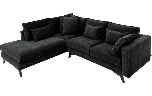 Goossens hoeksalon chambre zwart stof - 8235589-goossens-chambre-bank-stof-zwart-05