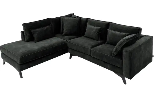 Goossens hoeksalon chambre zwart stof - 8235589-goossens-chambre-bank-stof-zwart-05