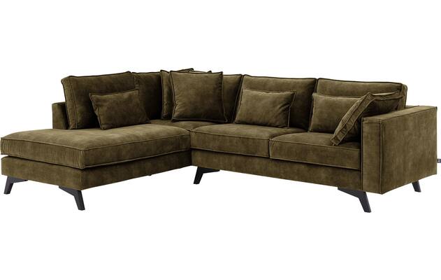 Goossens hoeksalon chambre groen stof - 8235599-goossens-chambre-bank-stof-groen-02