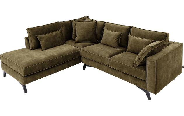 Goossens hoeksalon chambre groen stof - 8235599-goossens-chambre-bank-stof-groen-05