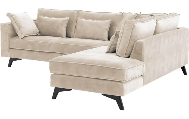Goossens hoeksalon chambre beige stof - 8235606-goossens-chambre-bank-stof-bruin-04
