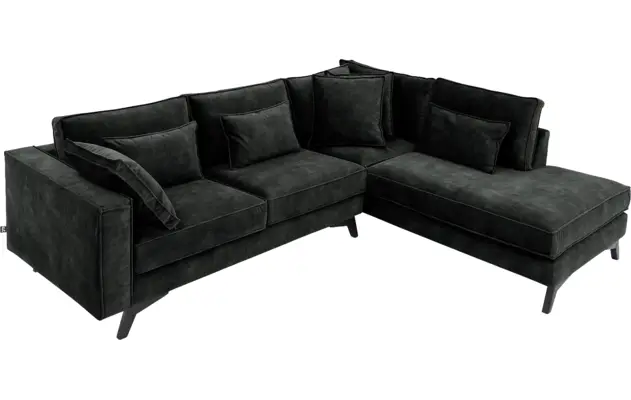 Goossens hoeksalon chambre zwart stof - 8235614-goossens-chambre-bank-stof-zwart-05