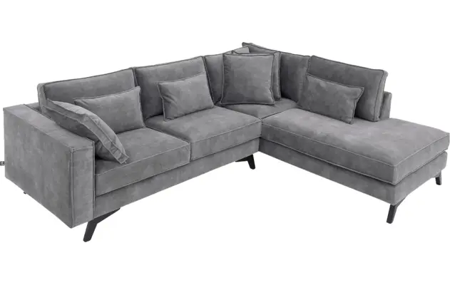 Goossens hoeksalon chambre grijs stof - 8235617-goossens-chambre-bank-stof-grijs-05