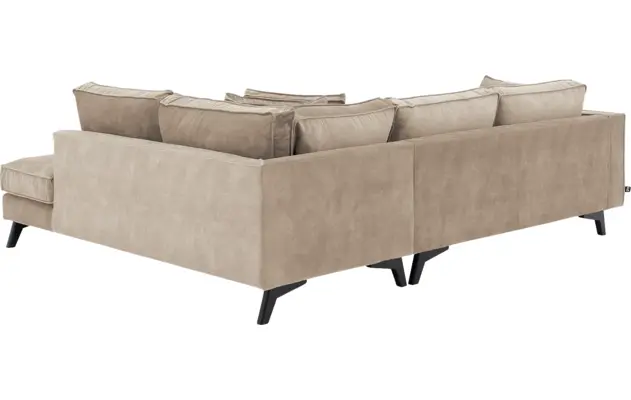 Goossens hoeksalon chambre beige stof - 8235621-goossens-chambre-bank-stof-bruin-03