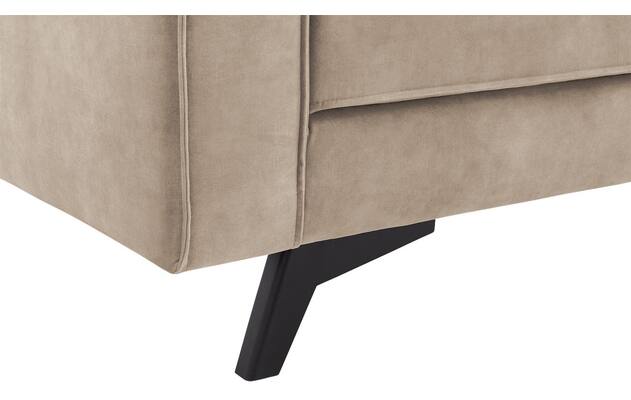 Goossens hoeksalon chambre beige stof - 8235621-goossens-chambre-bank-stof-bruin-08