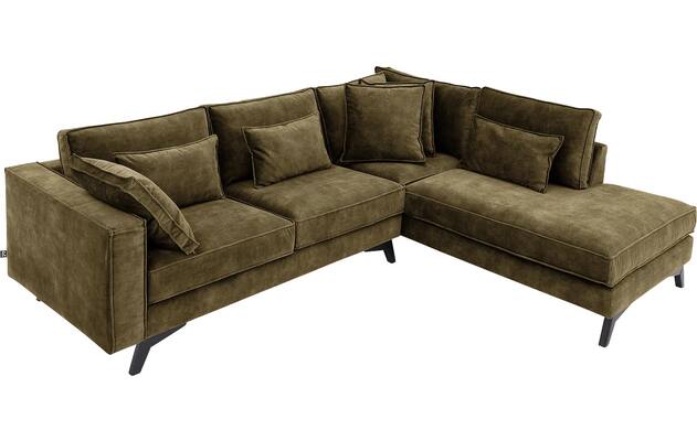 Goossens hoeksalon chambre groen stof - 8235624-goossens-chambre-bank-stof-groen-05