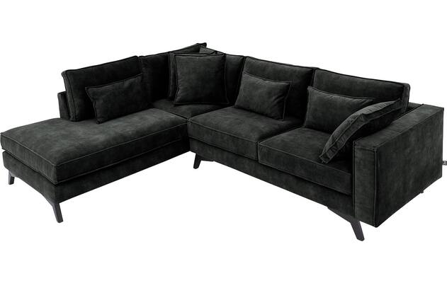 Goossens hoeksalon chambre zwart stof - 8235639-goossens-chambre-bank-stof-zwart-05