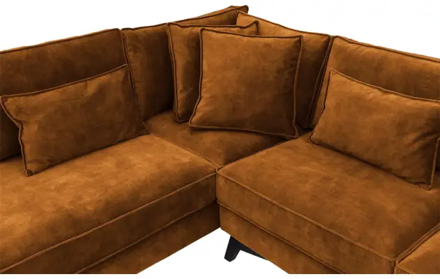 Goossens hoeksalon chambre bruin stof - 8235645-goossens-chambre-bank-stof-bruin-06