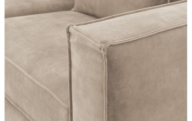 Goossens hoeksalon chambre beige stof - 8235646-goossens-chambre-bank-stof-bruin-07