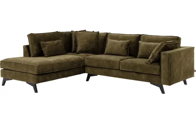 Goossens hoeksalon chambre groen stof - 8235649-goossens-chambre-bank-stof-groen-02