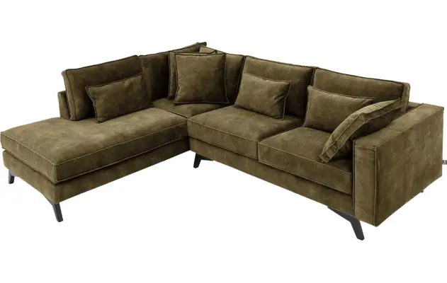 Goossens hoeksalon chambre groen stof - 8235649-goossens-chambre-bank-stof-groen-05