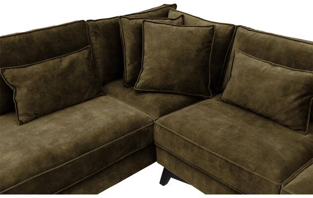 Goossens hoeksalon chambre groen stof - 8235649-goossens-chambre-bank-stof-groen-06