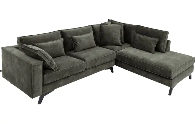 Goossens hoeksalon chambre groen stof - 8235663-goossens-chambre-bank-stof-groen-05