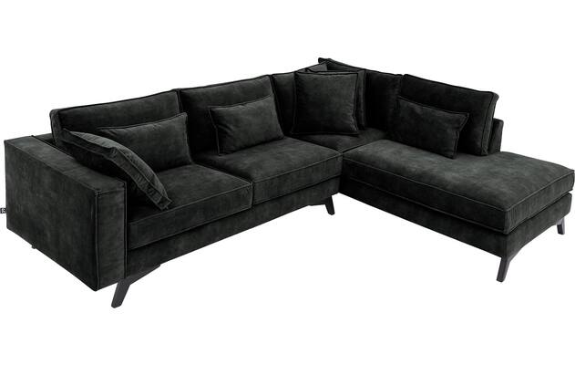 Goossens hoeksalon chambre zwart stof - 8235664-goossens-chambre-bank-stof-zwart-05