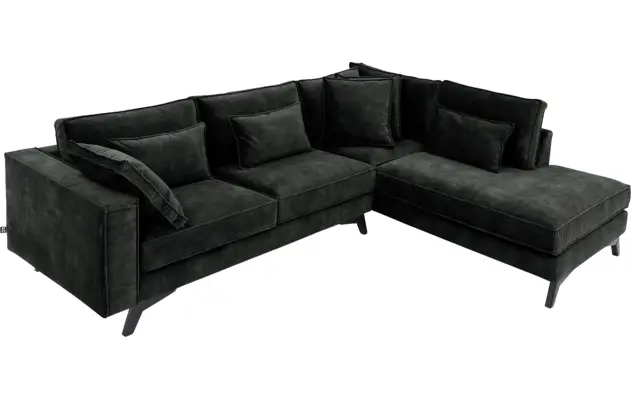 Goossens hoeksalon chambre zwart stof - 8235664-goossens-chambre-bank-stof-zwart-05