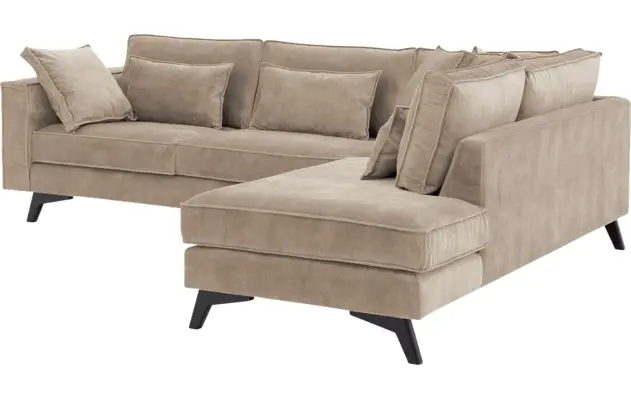 Goossens hoeksalon chambre beige stof - 8235671-goossens-chambre-bank-stof-bruin-04