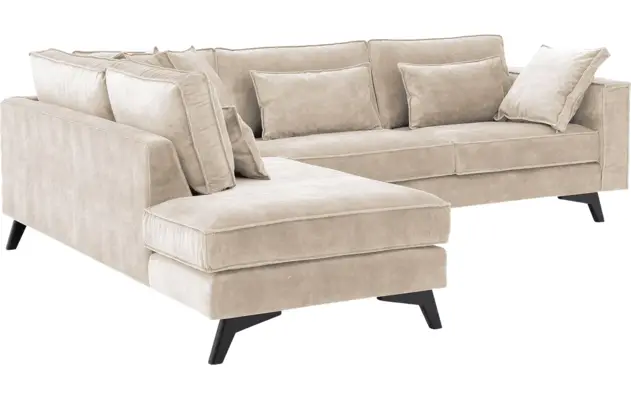 Goossens hoeksalon chambre beige stof - 8235681-goossens-chambre-bank-stof-bruin-04