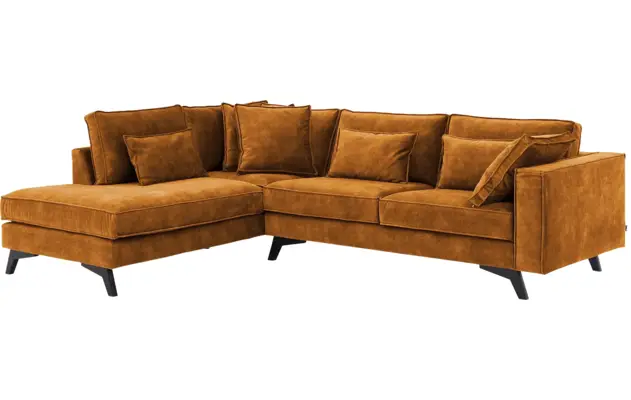 Goossens hoeksalon chambre geel stof - 8235686-goossens-chambre-bank-stof-geel-02