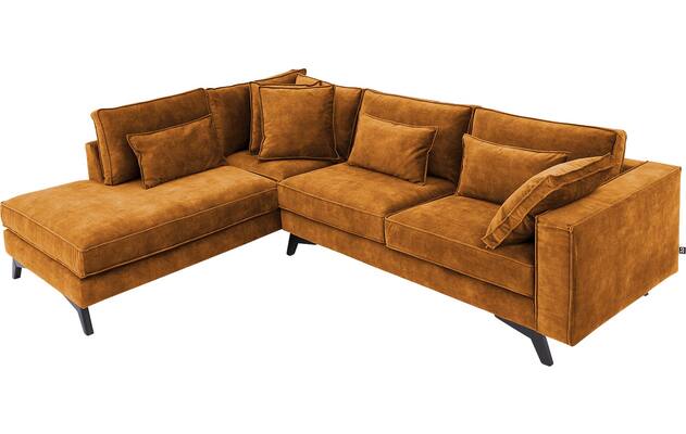 Goossens hoeksalon chambre geel stof - 8235686-goossens-chambre-bank-stof-geel-05