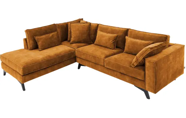 Goossens hoeksalon chambre geel stof - 8235686-goossens-chambre-bank-stof-geel-05