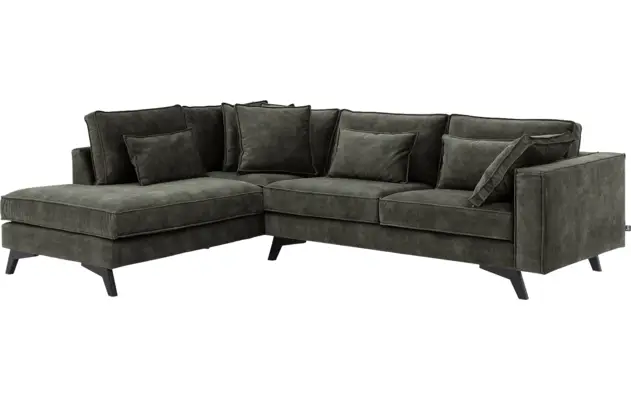 Goossens hoeksalon chambre groen stof - 8235688-goossens-chambre-bank-stof-groen-02