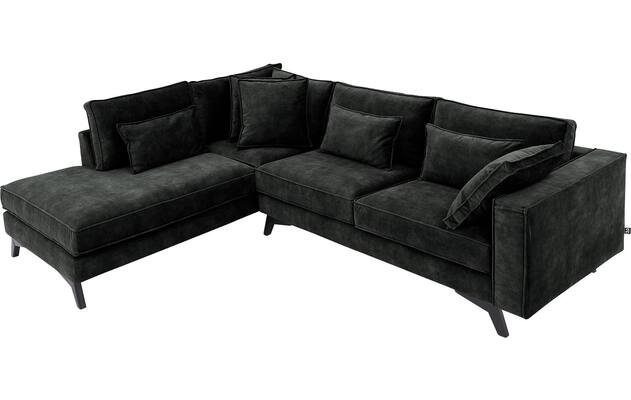 Goossens hoeksalon chambre zwart stof - 8235689-goossens-chambre-bank-stof-zwart-05