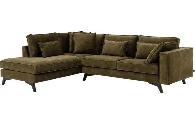 Goossens hoeksalon chambre groen stof - 8235699-goossens-chambre-bank-stof-groen-02