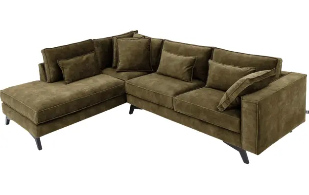 Goossens hoeksalon chambre groen stof - 8235699-goossens-chambre-bank-stof-groen-05