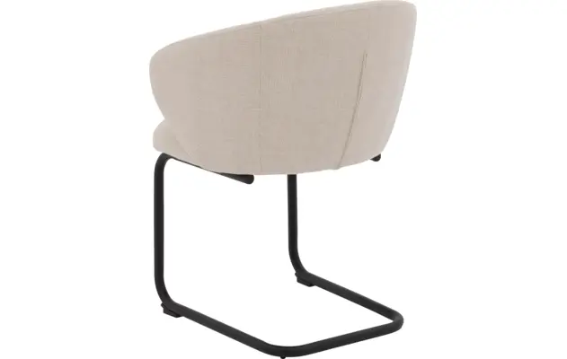 Goossens eetkamerstoel noomi beige stof - 8235778-goossens-noomi-stoel-onderdelen-metaal-02