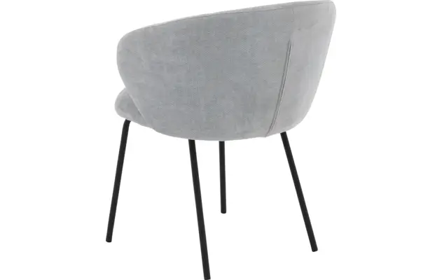 Goossens eetkamerstoel noomi blauw stof - 8235780-goossens-noomi-stoel-onderdelen-metaal-02
