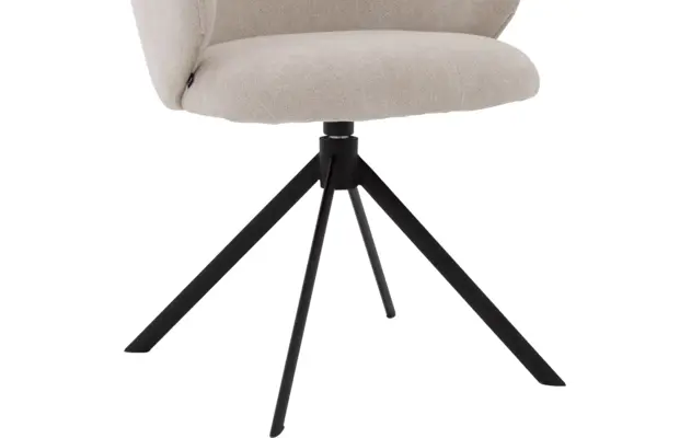 Goossens eetkamerstoel noomi beige stof - 8235791-goossens-noomi-stoel-onderdelen-metaal-06