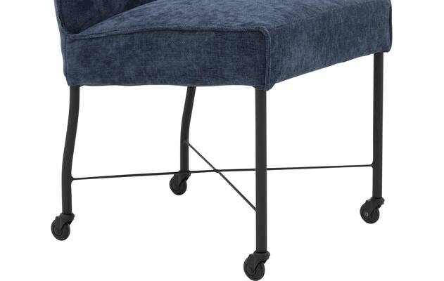 Goossens eetkamerstoel erik blauw stof - 8235804-goossens-erik-eetkamerstoel-stof-blauw-06