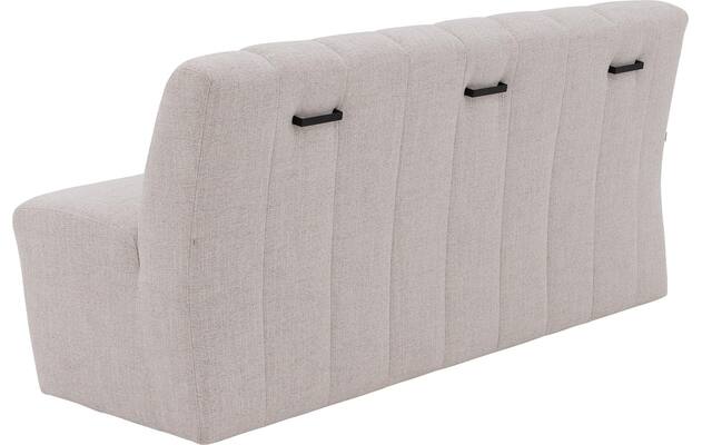 Goossens eetbank lewise beige stof - 8242938-goossens-lewise-eetkamerstoel-stof-wit-02