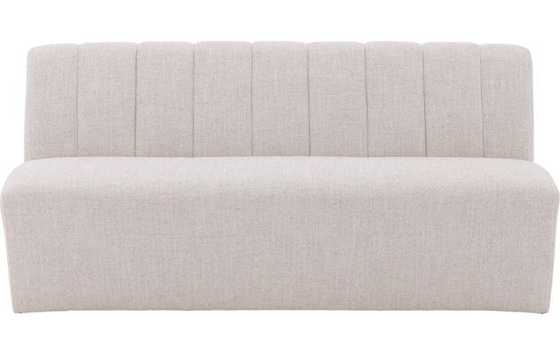 Goossens eetbank lewise beige stof - 8242938-goossens-lewise-eetkamerstoel-stof-wit-03
