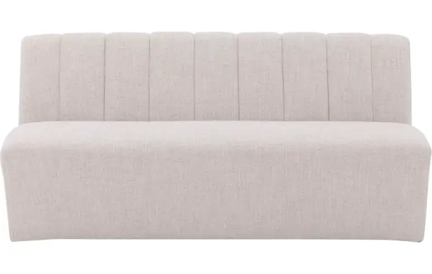 Goossens eetbank lewise beige stof - 8242938-goossens-lewise-eetkamerstoel-stof-wit-03