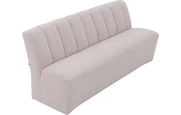Goossens eetbank lewise beige stof - 8242938-goossens-lewise-eetkamerstoel-stof-wit-04