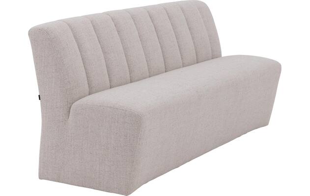 Goossens eetbank lewise beige stof - 8242938-goossens-lewise-eetkamerstoel-stof-wit-05