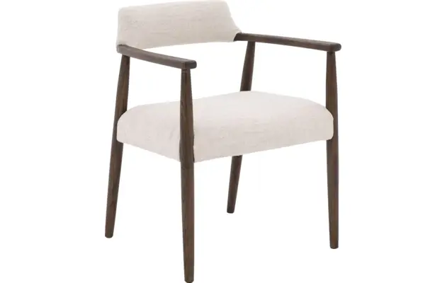 Goossens eetkamerstoel jesper beige stof - 8242954-goossens-jesper-eetkamerstoel-stof-wit-01
