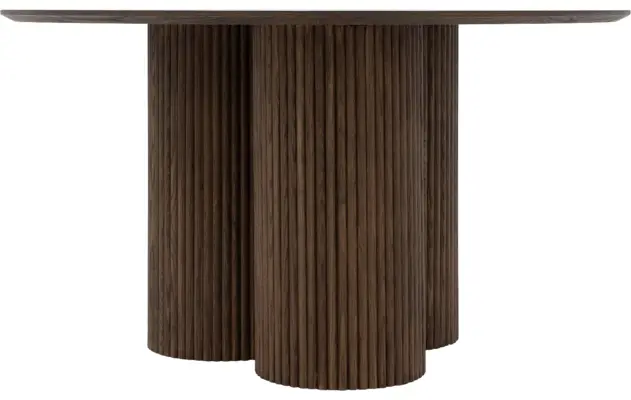 Goossens basic eettafel melani bruin eiken - 8243329-goossens-basic-melani-eettafel-eiken-bruin-05