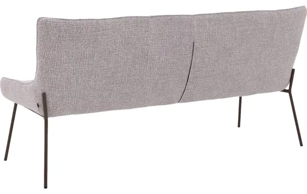 Goossens excellent eetbank matteo beige stof - 8243598-goossens-excellent-matteo-eetkamerstoel-stof-wit-02