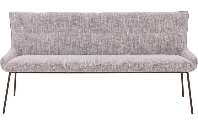 Goossens excellent eetbank matteo beige stof - 8243598-goossens-excellent-matteo-eetkamerstoel-stof-wit-03