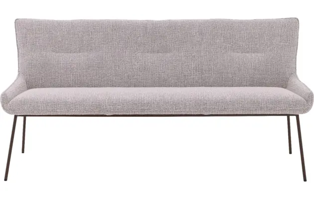 Goossens excellent eetbank matteo beige stof - 8243598-goossens-excellent-matteo-eetkamerstoel-stof-wit-03