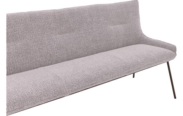 Goossens excellent eetbank matteo beige stof - 8243598-goossens-excellent-matteo-eetkamerstoel-stof-wit-08