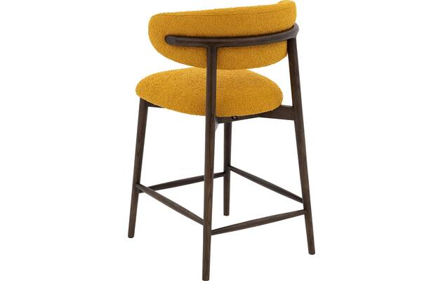 Goossens counterstoel diede geel stof - 8243605-goossens-diede-barstoel-stof-02