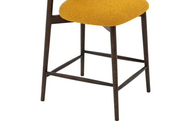 Goossens counterstoel diede geel stof - 8243605-goossens-diede-barstoel-stof-08