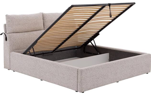Goossens bedframe misty storage beige stof - 8243727-goossens-misty-storage-bedframe-stof-16