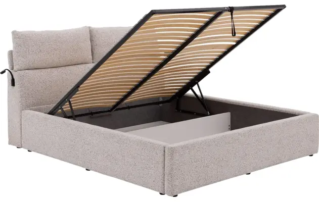 Goossens bedframe misty storage beige stof - 8243727-goossens-misty-storage-bedframe-stof-16
